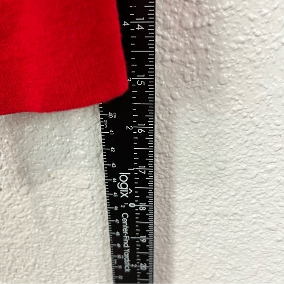 Chicos Womens Size 2‎ Large Red Knit Sleeveless Open Front Cardigan Sweater - Picture 11 of 13